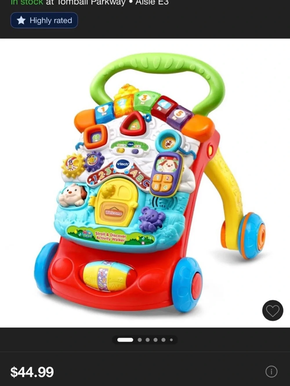 VTech Stroll & Discover Activity Walker - Multi-Color